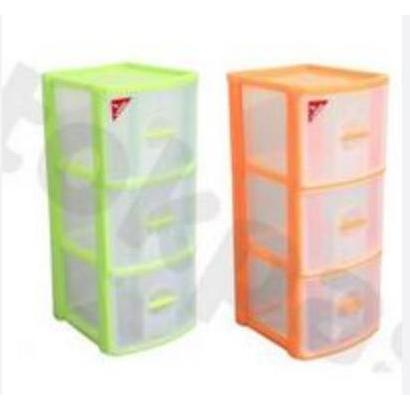 TERLARIS LACI CONTAINER CD DVD SUSUN 3 SHINPO 345 L3 / 344 L3 PLASTIK RAK SERBAGUNA TEMPAT SENDOK GA