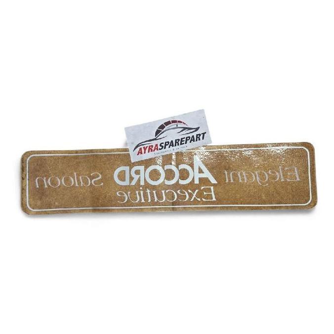 STICKER STIKER KACA BELAKANG MOBIL HONDA ACCORD EXECUTIVE 1983 1984 1985 ORIGINAL READY
