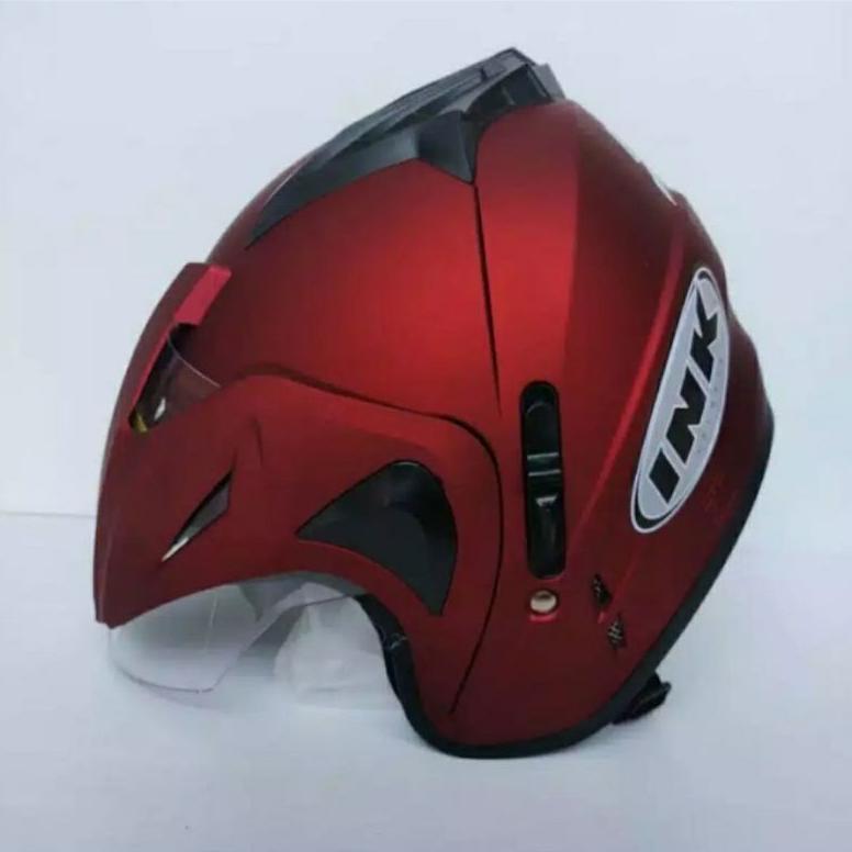 BIG SALE HELM INK DOUBLE VISOR ORIGNAL MERK BMT EMBOSS SNI