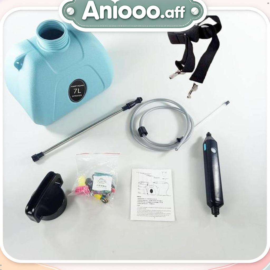 Sprayer Elektrik 8 Liter Semprotan Air Hama Tanaman Gendong 3 Nozzle Adjustable 2000Mah