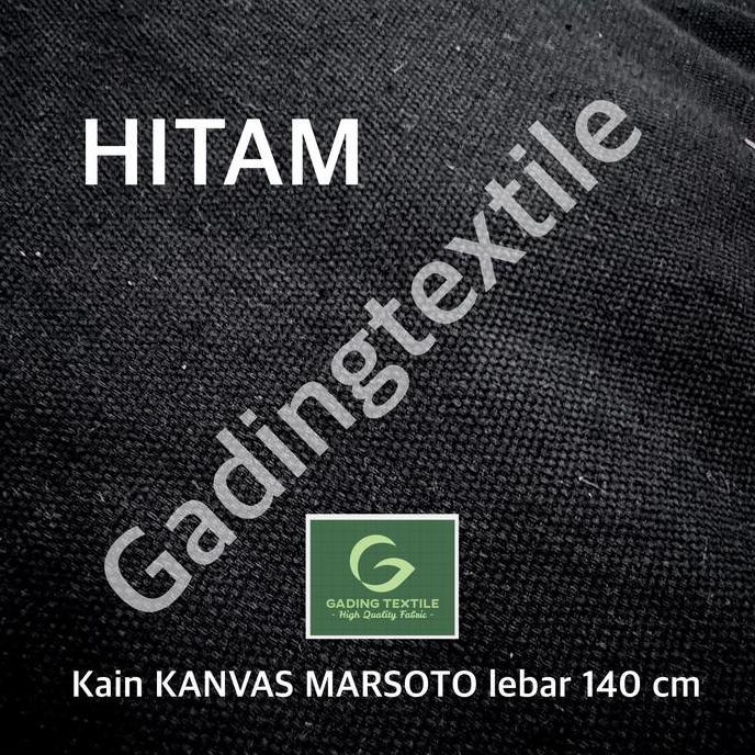 ( per 1 roll ) kain KANVAS CANVAS MARSOTO TC tetoron katun lebar 140 cm isi 40 meter warna putih ber
