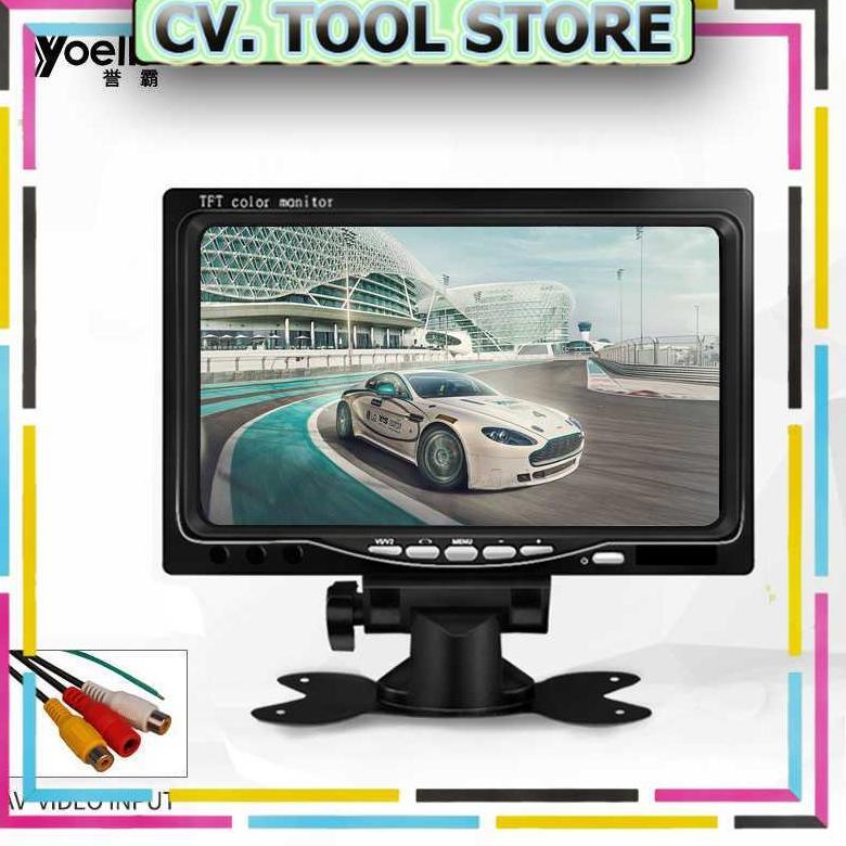 TOOL STORE - Yoelbaer Layar Monitor Mobil TFT LCD 7 Inch - C-T703