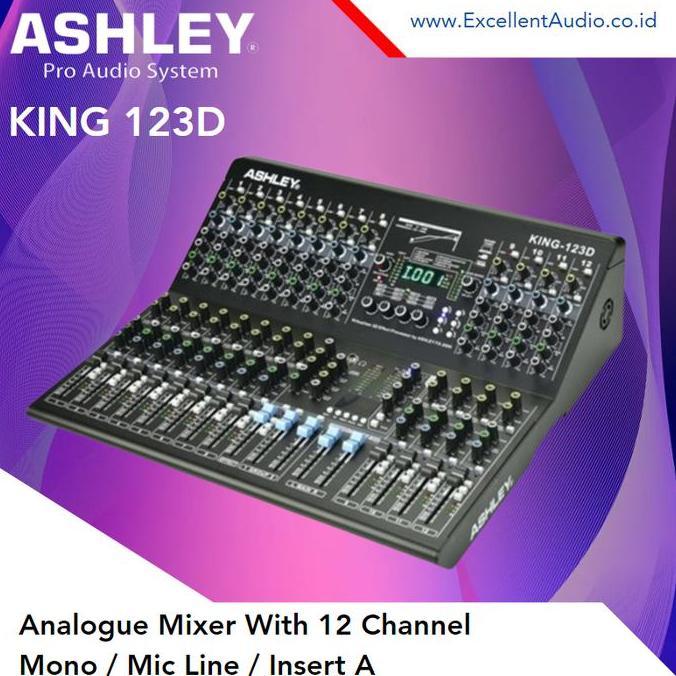 Mixer Audio analogue ASHLEY KING 123D 12 Channel Mixer