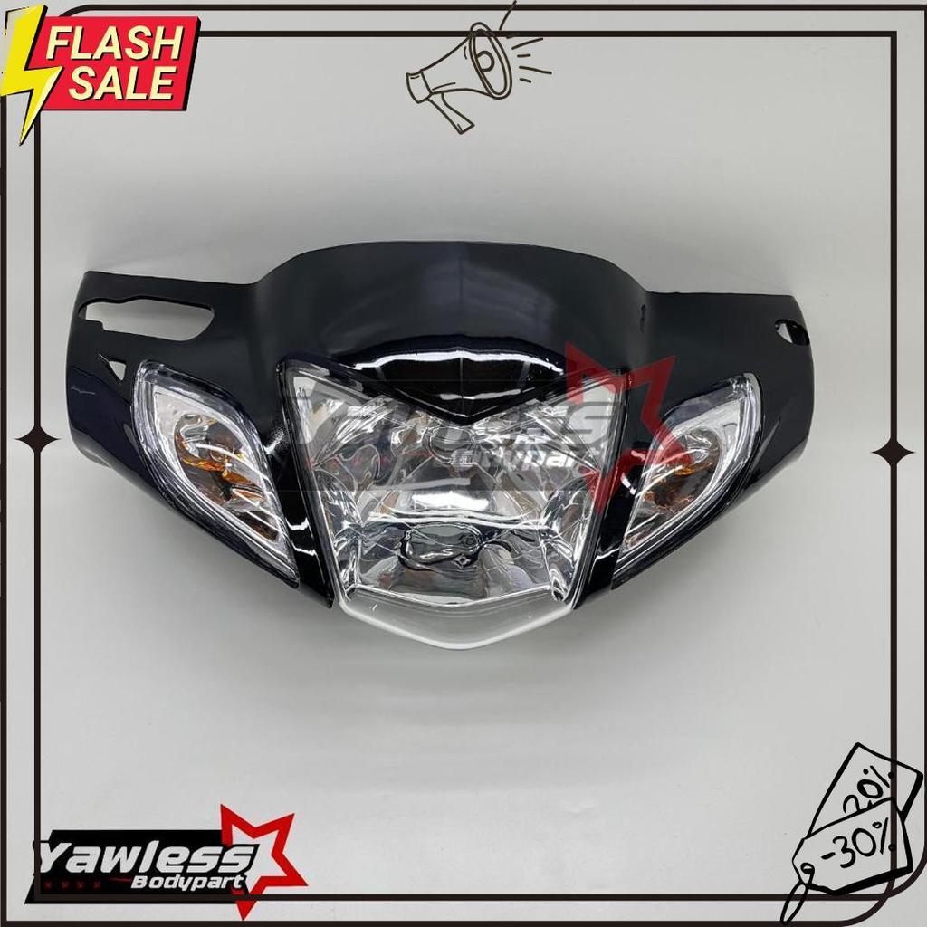 Batok 1 Set Karisma 125 / Batok Kepala Karisma 125 Hitam Biru  / Karisma 125 D Reflektor Termurah
