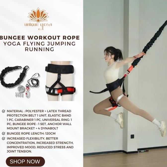 Bungee Workout Rope / Yoga Flying Jumping Running / Bungee Jumping Rope / Bungee Dance Workout Fitne