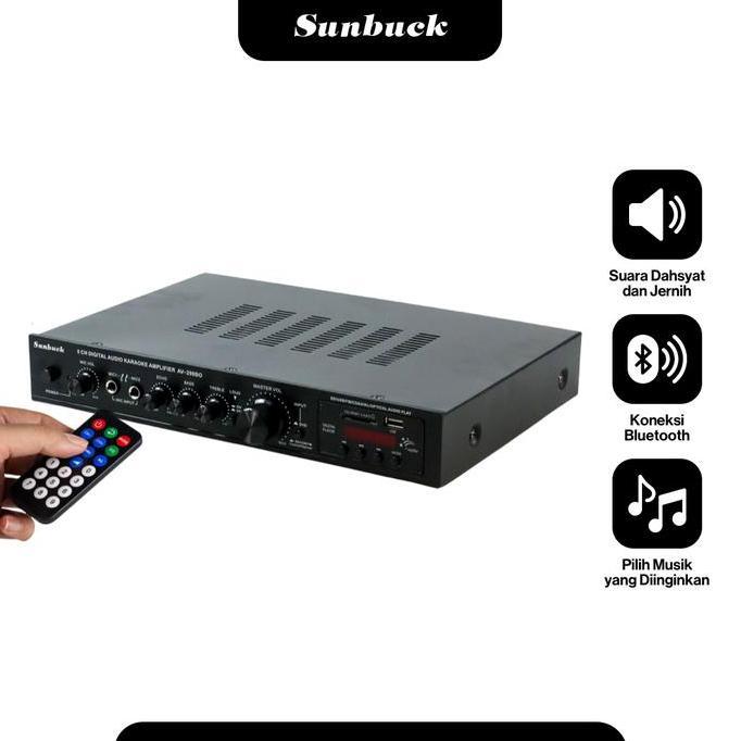 Sunbuck Bluetooth Audio Amplifier Support Coaxial Optical - AV-298BO