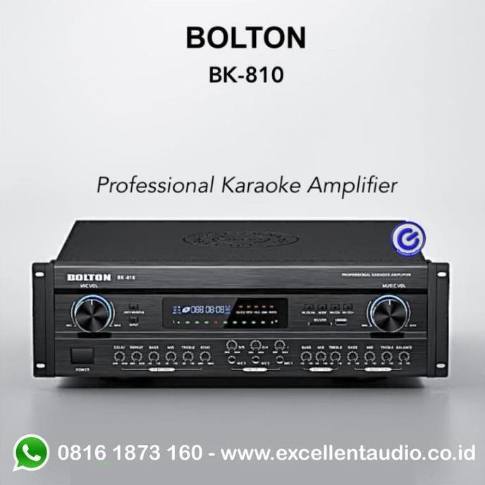 Bolton BK810 professional karaoke amplifier 5 mic input