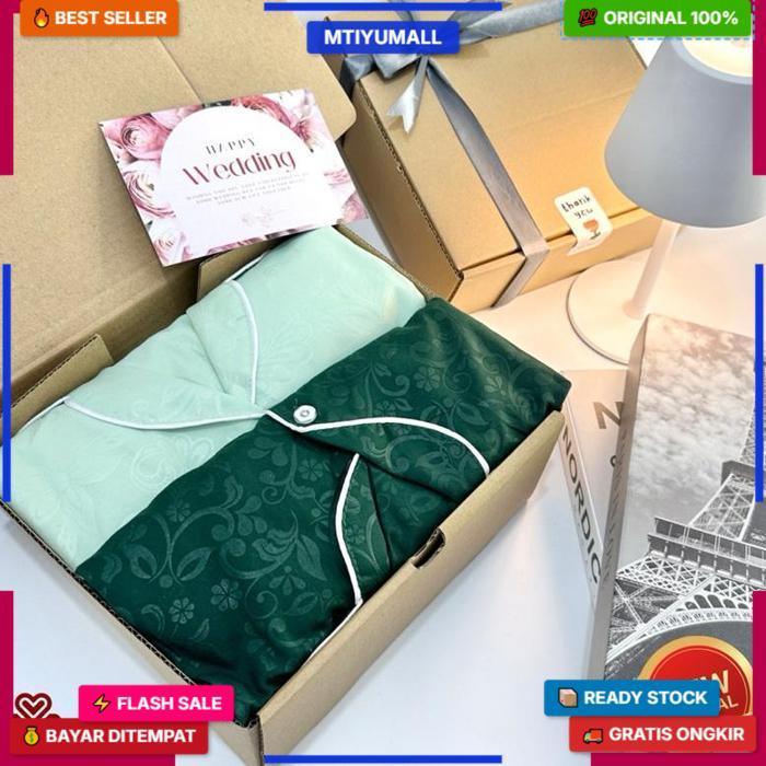 Hampers Wedding Piyama Couple Set | Kado Pernikahan Anniversary Pasangan Hadiah Valentine Seserahan 
