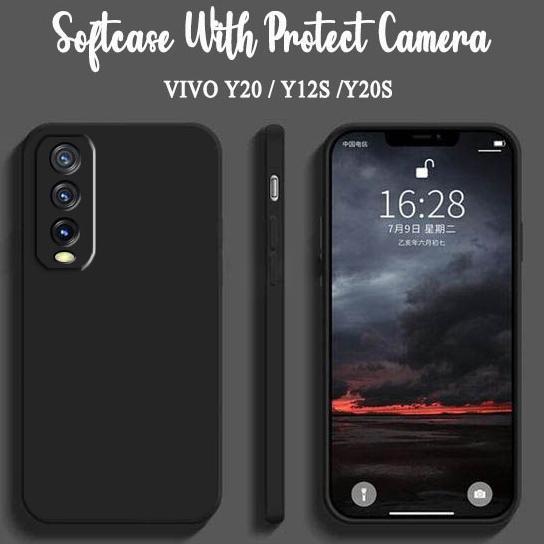 BIG PROMO Softcase Macaron Polos For Vivo Y20 Y12S Y20S - Case HP Vivo Y20 Y12S Y20S - Casing HP Viv