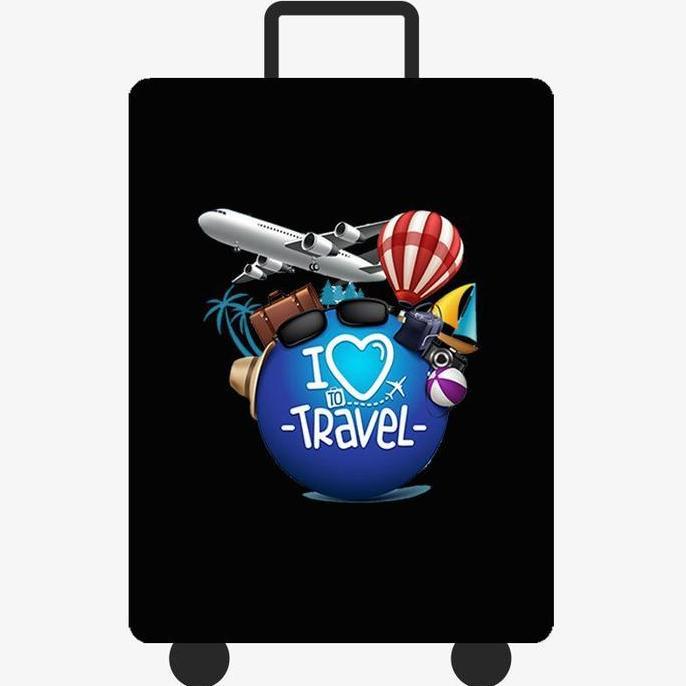 TERMURAH - Sarung Cover Pelindung Koper Elastis / Luggage Cover Lucu Tebal Premium Bagus Spandek Imp