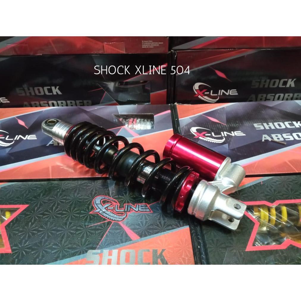 X-Line Skok Shock Shockbreaker Belakang Tipe 504 Tabung Bawah Vario 330MM Mio 310MM Nmax Original
