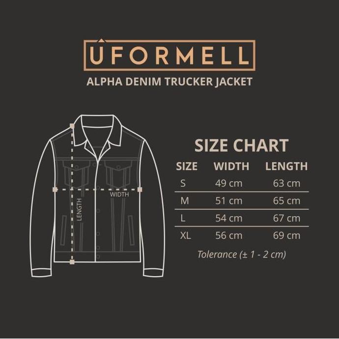 Denim Trucker Jacket Blue Washed [ Jaket Denim Pria ]