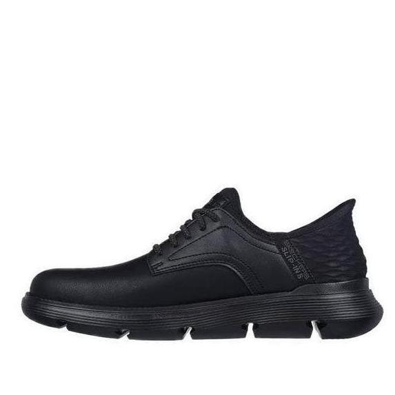 Sepatu slip on pria / sepatu Casual pria / Skechers Slip-Ins Garza Men's Shoes - Black