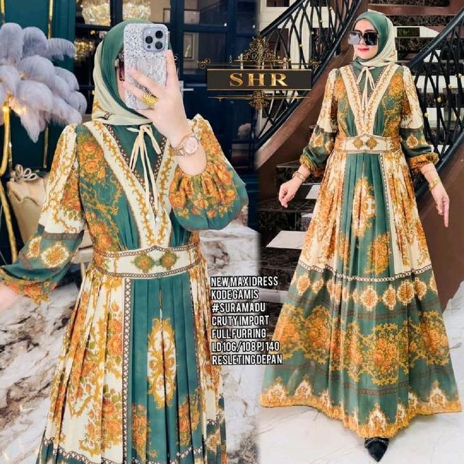 NEWKODE GAMIS INAYAH KLASIK SULTAN SERIES 003 ELEGANT 100%ORI SHR