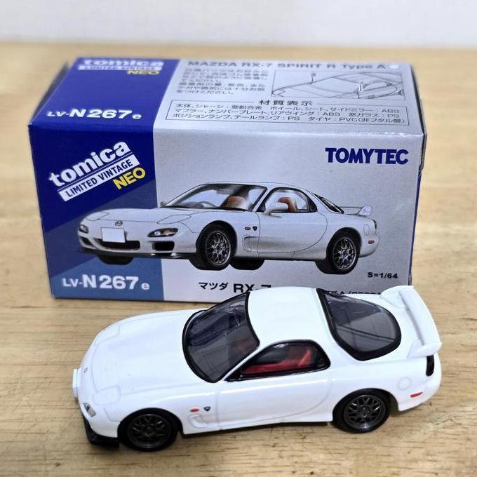 TLV Mazda RX7 Spirit R Type A LV N267e Tomica Vintage Neo Hobby Koleksi Mobil Mainan Mini Scale 1/64