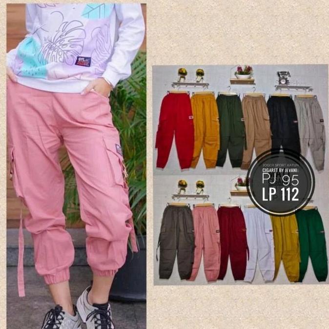 Calca- Celana Joger Sport Katun Caret By Jevani