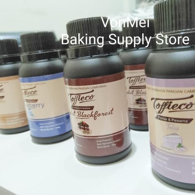 Ingredients- Toffieco Perisa Perasa Coffee Kopi Bread Essence Flavour 25 Gr Ngi