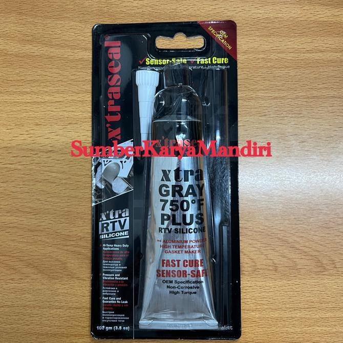 Xtra Gray 750F Plus RTV Silicone Gasket Maker Xtraseal