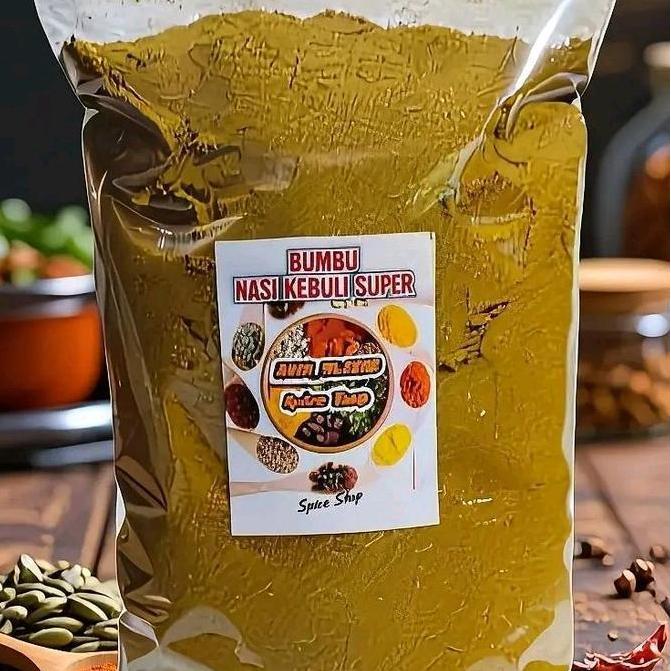 SpiceShop Bumbu Kebuli Super 1kg untuk 40 Liter Beras Instan Kuning Tanpa MSG 20 Rempah Alami Khas T