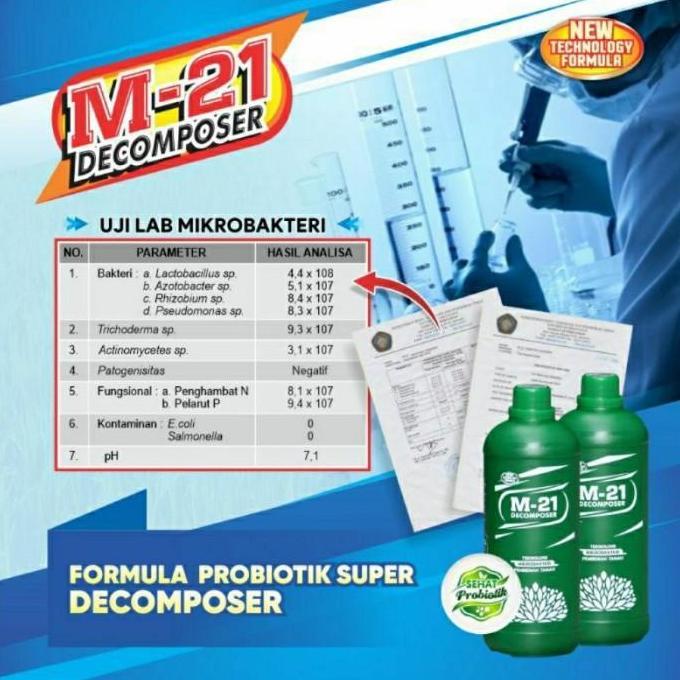 Huayuan- M21 Dekomposer 1 L Bio Aktivator Kompos Pupuk Pestisida Organik Cair
