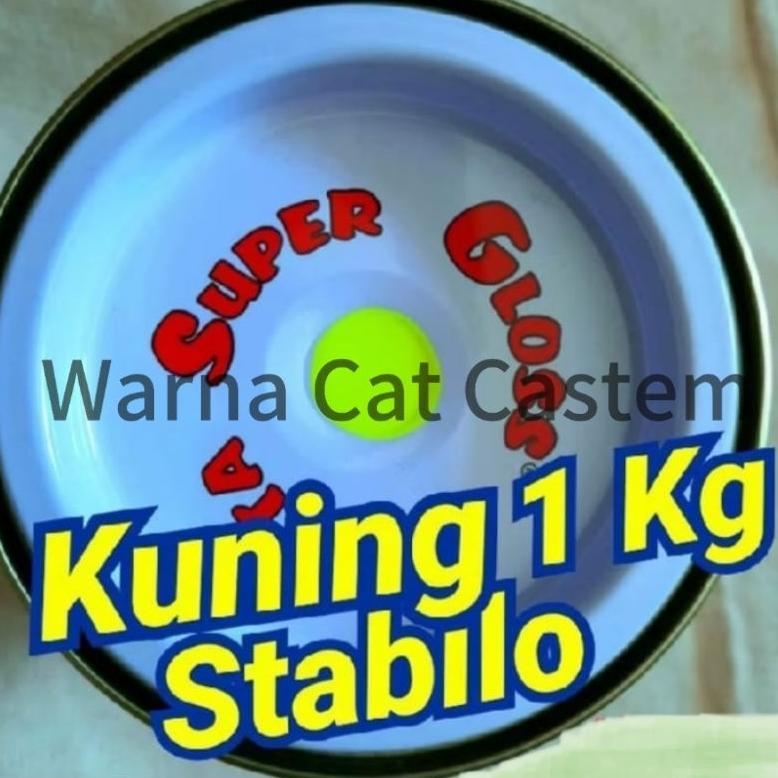Cat Stabilo Yellow Penta Super Gloss 5860-12086 Fluorescent Kuning Stabilo