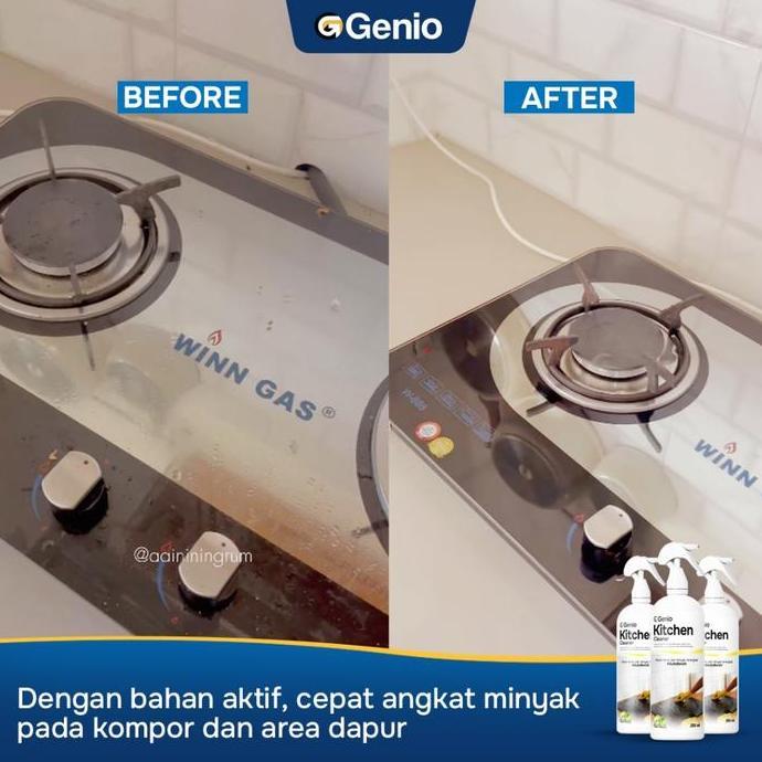 Limpeza- Paket Bundling Genio Kitchen Cleaner & Genio Glass Cleaner