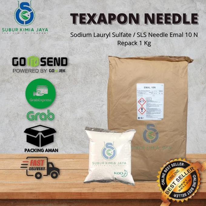 Emal 10N / Texapon / SLS / Emal Needle / Sodium Lauryl Sulfate 1 Kg