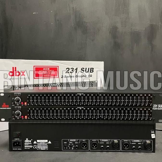 Vocale- Equaliser Dbx 231 Subwoofer Equaliser Dbx 231 + Sub
