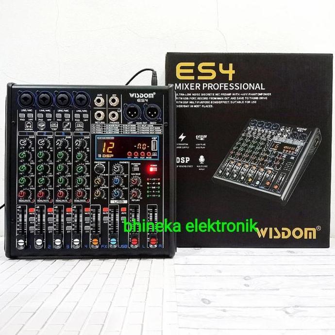 Vocale- Mixer Wisdom Es4 / Es 4 Mixer 4 Channel
