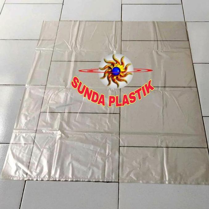 Kinigami- Kantong Plastik Sampah Pe Bening 90X120 Cm - Transparan - 80 Micron