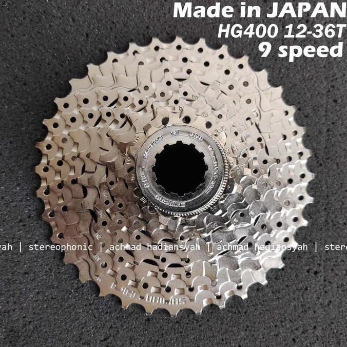 12-36T Sprocket 9 speed HG-400 12-36T Cassette 9sp Cassette 9 speed