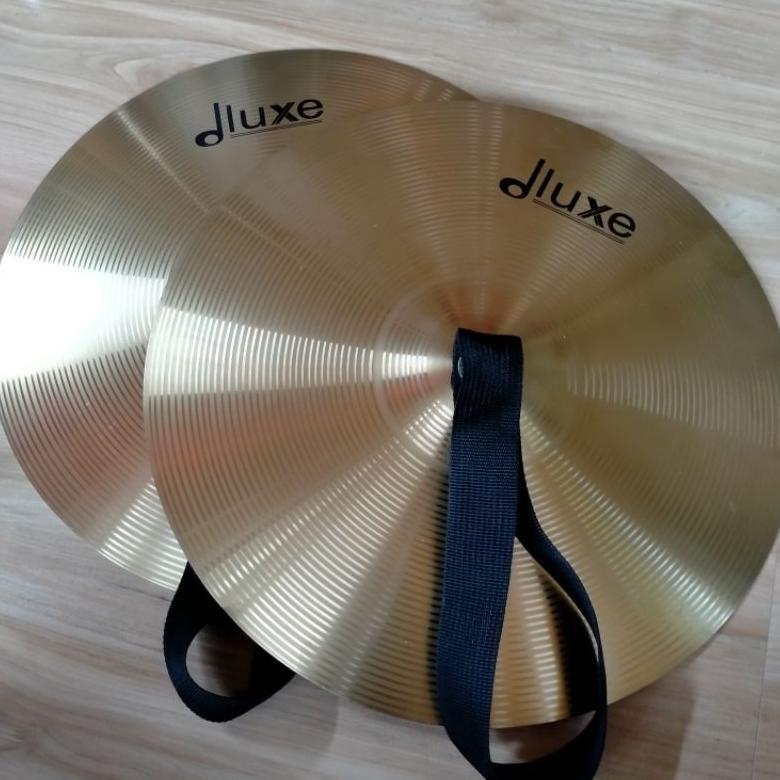 Cymbal Simbal 16 inch Drumband ( 1 Set ) Drumband Drum Band
