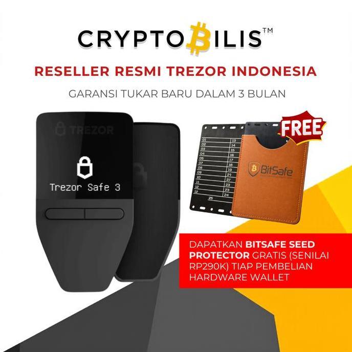 Trezor Safe 3 - Reseller Resmi Trezor CryptoBilis Indonesia