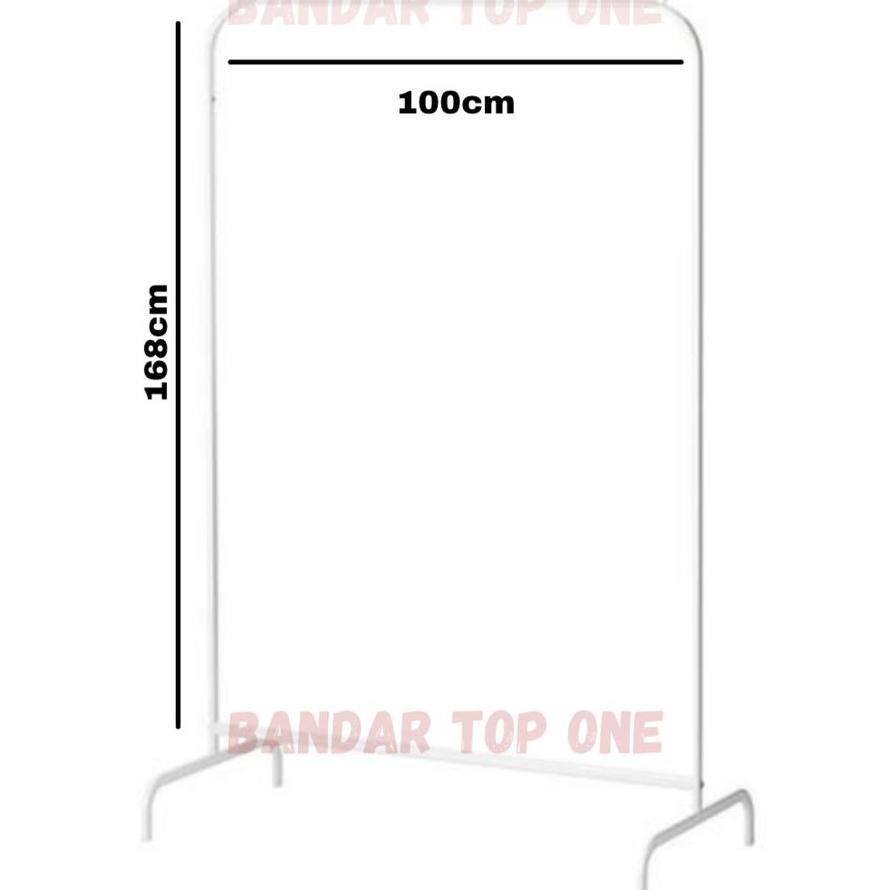 Gawang Baju Minimalis / Stand Hanger Besi /Gantungan Baju  Ikea1