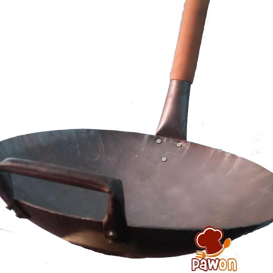 40Cm | Wajan Baja Penggorengan Nasi Goreng 40Cm Tebal 1.8Mm