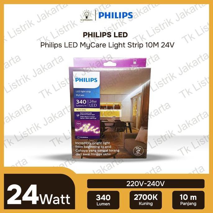 Promo Philips Led Mycare Light Strip 10M 24W  Lampu Rgb Terbaru !!!