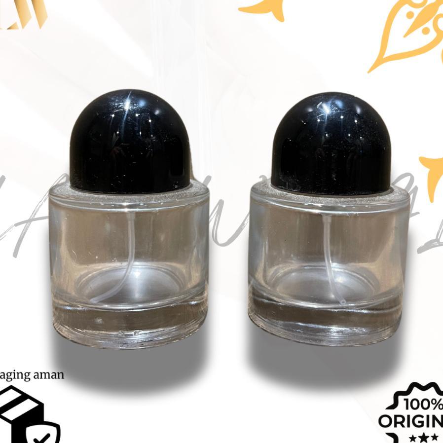 (Perlusin) Botol Parfume Byredo 30Ml Drat / Botol Kaca Bulat 30Ml Drat