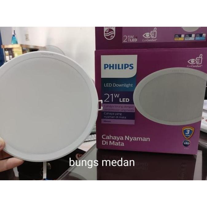 TERMURAH - Lampu Led PHILIPS MESON 21w 21 Watt 59469 Tanam PANEL DOWNLIGHT BULAT
