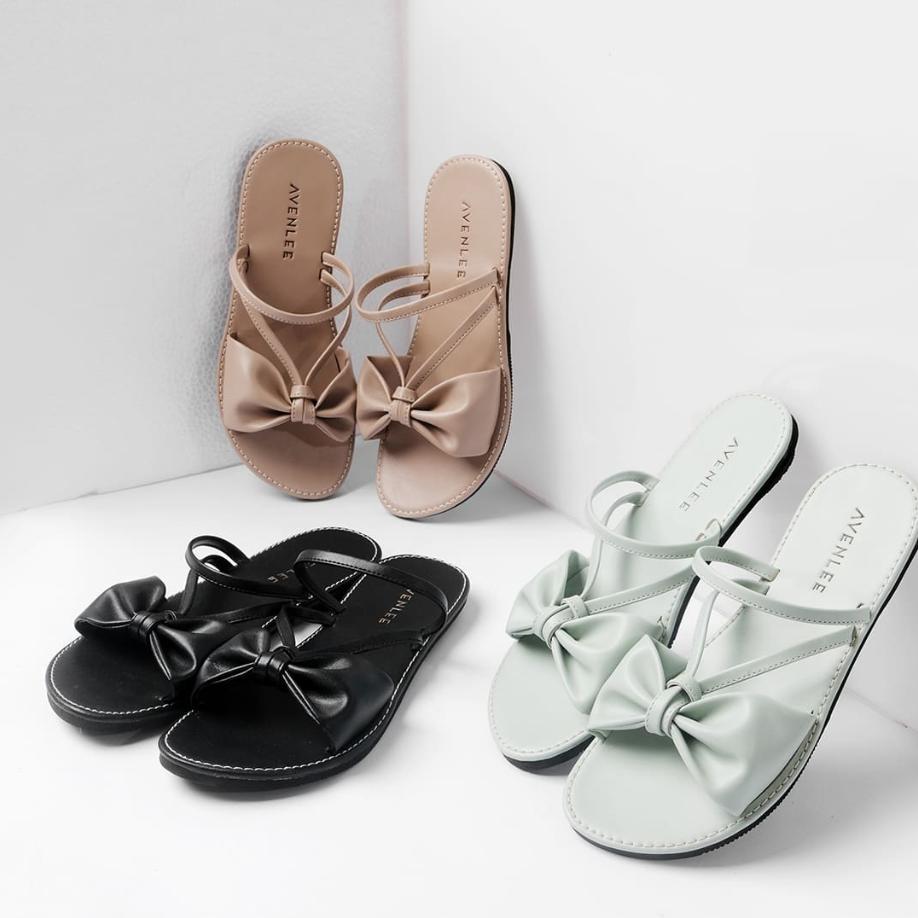 Sandal Slop Wanita Unik Bisa Dijadikan Sandal Tali Sol Karet Anti Licin Avenlee Analisa