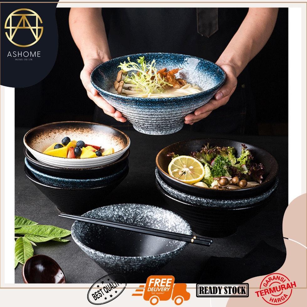 Ashome Mangkuk Keramik Ramen Jepang Galaxy Collection / Mangkuk Ramen Aestetik / Ceramic Ramen Bowl 