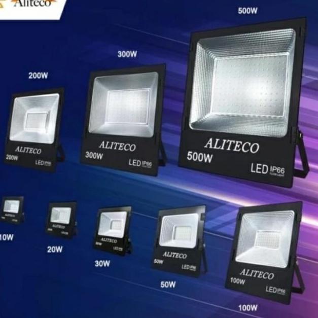 TERBARU - Cap Lampu Led ALITECO/ semny flood light 10 20 30 50 100 200 300 500 w ip66