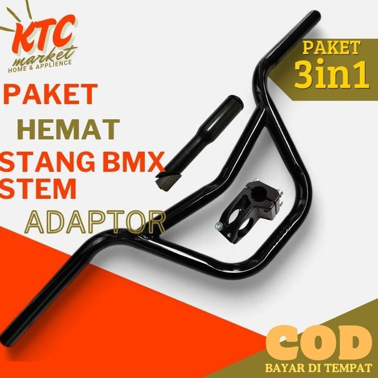 SELVARASTORE KTC - HANDLEBAR STANG STEM SEPEDA BMX MATERIAL STEEL ORIGINAL