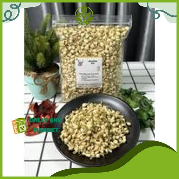 JASMINE BUDS (KUNCUP MELATI) 1 KG - BUNGA MELATI KERING WILLY ONE MARKET