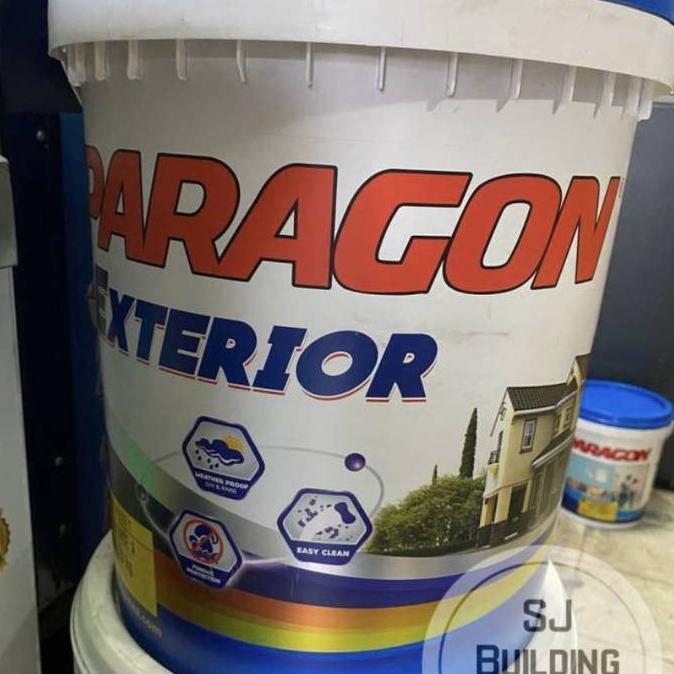 NEW CAT TEMBOK PARAGON EXTERIOR 25KG 25 KG KUNING YELLOW BAGUS