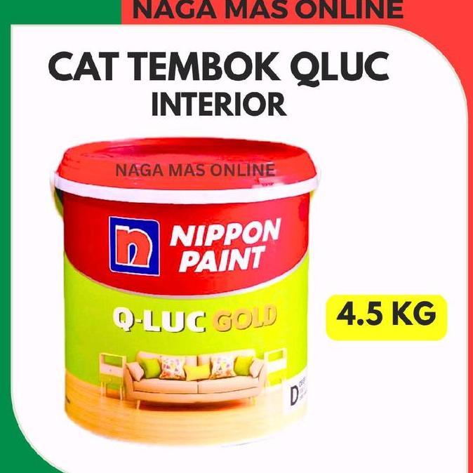TERMURAH - NIPPON PAINT QLUC 4.5 KG CAT TEMBOK INTERIOR / Q-LUC NIPPON PAINT CAT DINDING