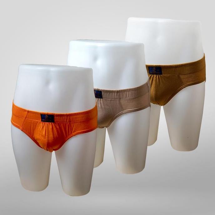 New Bontex Celana Dalam Pria Nyaman -Bontex Gentleman (Gm) 03 Isi 3 - Briefs Men Underwear Karet Kat