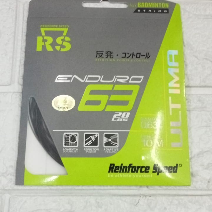Senar Raket Badminton Rs Enduro 63 Original