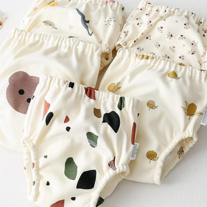 Wndr Popok Kain Bayi Celana 6 Layer Cuci Ulang (Training Pants) Clodi Diapers Waterproof