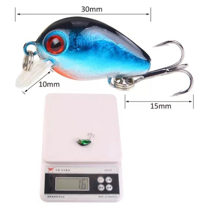 Aq008 Umpan Minnow Mini Floating 3Cm / 1.6 Gram