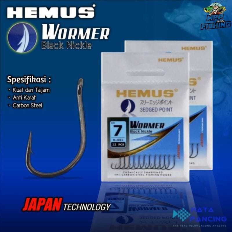Kail Pancing Kecil Wader Mujair Hemus Wormer Super Tajam